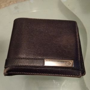 Gucci Bifold Metal Bar Men's Wallet